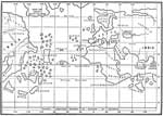Christopher Columbus Maps: Part of Globe Made in 1492 by Behaim