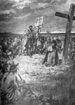 Jacques Cartier: Jacques Carteir erects a Cross