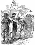 Jacques Cartier: Cartier and Donnacona