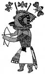 Kachina Dolls: Bee Kachina Doll