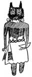 Kachina Dolls: Mocking Bird Kachina Doll