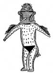 Kachina Dolls: Snipe Kachina Doll
